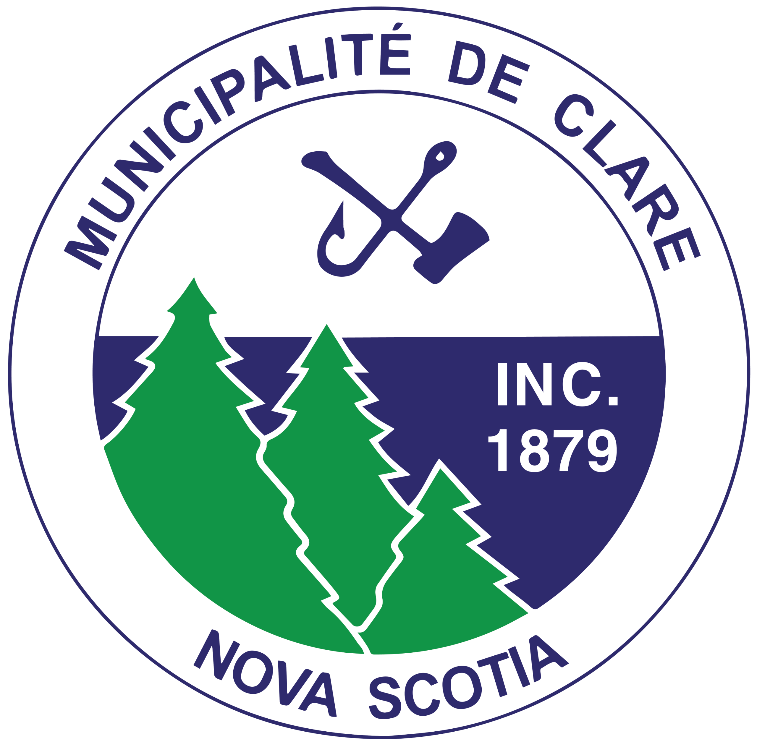 Logo for the Municipality of Clare, NS